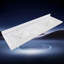 72 po X P 22 po D Comptoir de salle de bain rectangulaire en marbre blanc cultivé