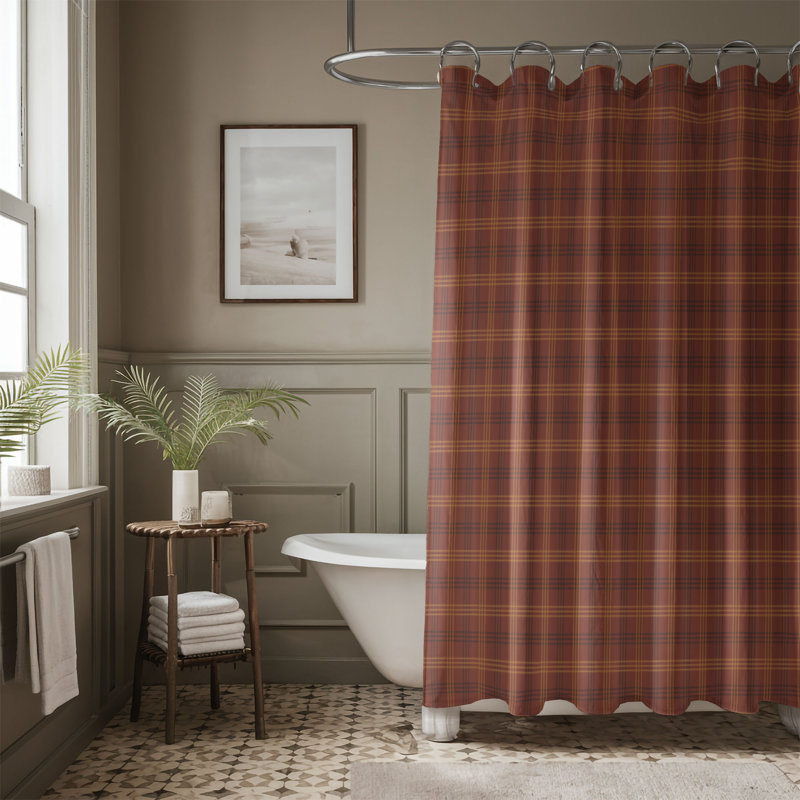 Rideau de douche Fall 1 pièce, H 74 po x l 71 po