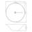 Novatto Sanguinello 17'' Brown Glass Circular Bathroom Sink