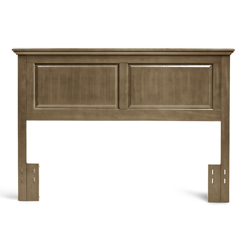 Brixton Solid Wood Headboard, Full/Queen, Weathered Gray