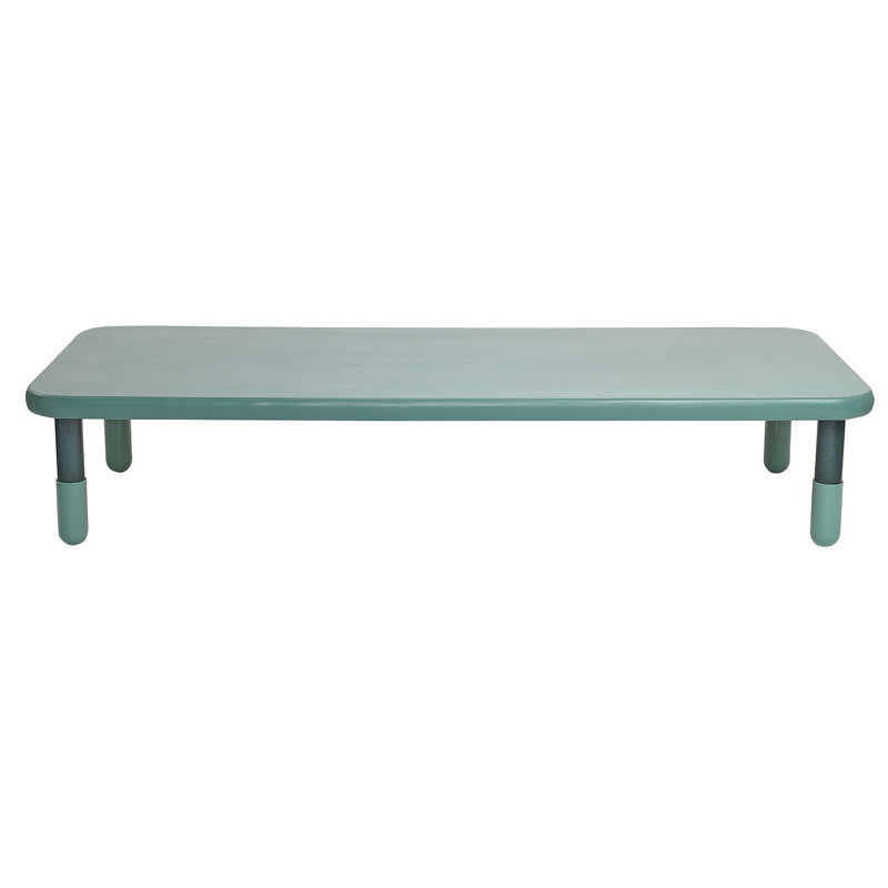 Royal Blue and White Rectangular Kids Activity Table with Laminate Surface