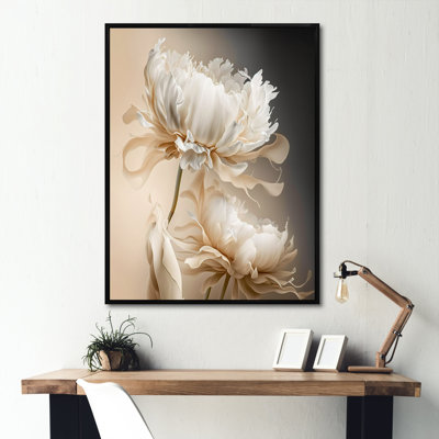 Peony Flower I - Print on Canvas