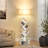 57" LED Tree Floor Lamp with Bookcase and Remote Control-114235638-114235642