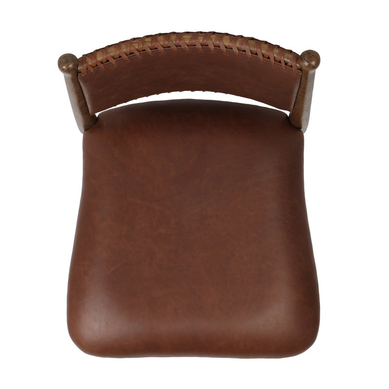 Bella Stool-Dulane Mahogany-Counter, Counter Stool (27" Seat Height), Antique Walnut