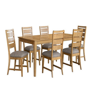 7-Piece Dining Set, Oak