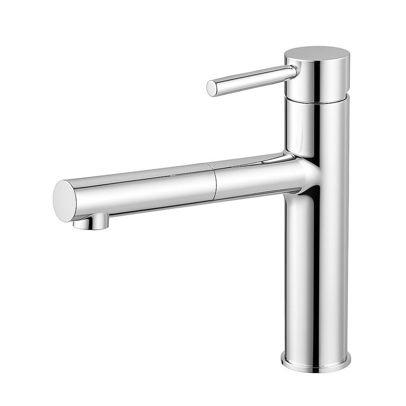 NERO Single Handle Pull-Out Kitchen Faucet, Polished Chrome