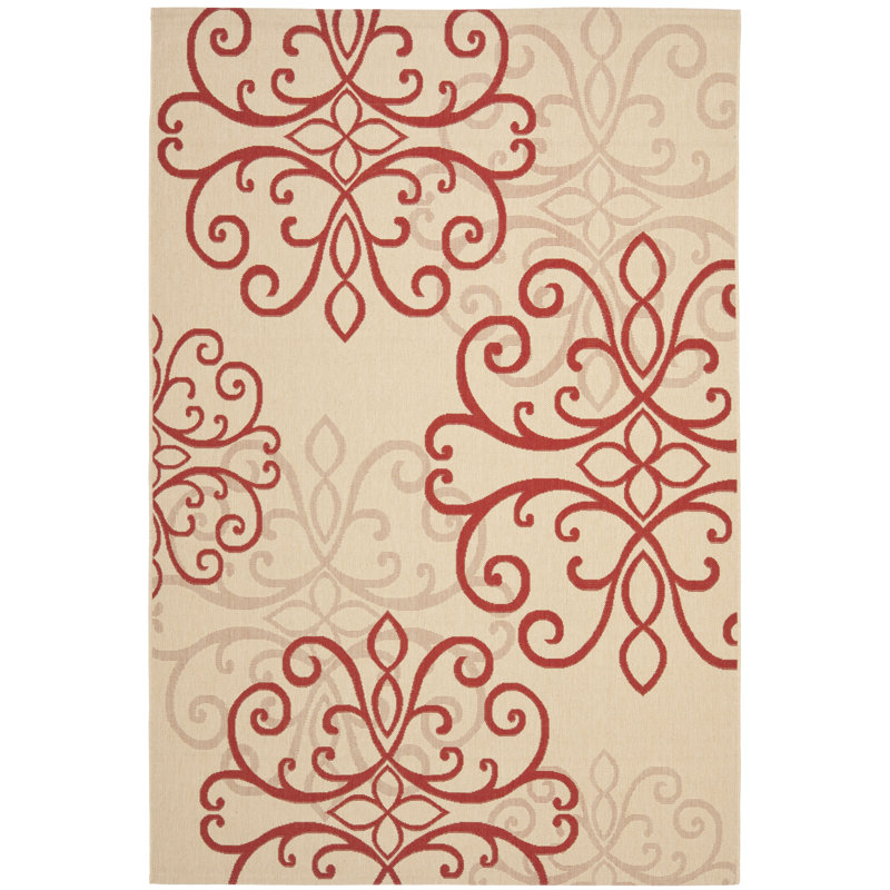 Bexton Performance Floral Rug, Rectangle 6'7" x 9'6"