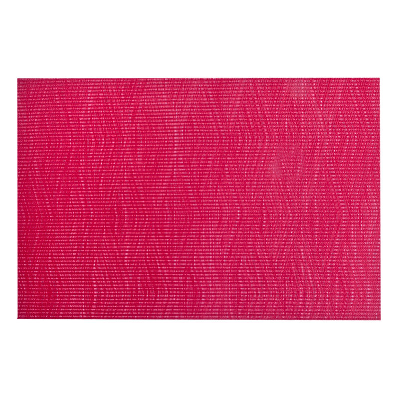 Napperon en vinyle (Remi) (rouge) - ensemble de 12, Rouge