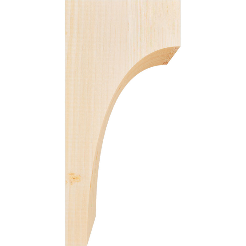 Huntington Corbel, H 16 po x l 5,5 po x P 8 po, Sapin de Douglas, Lisse