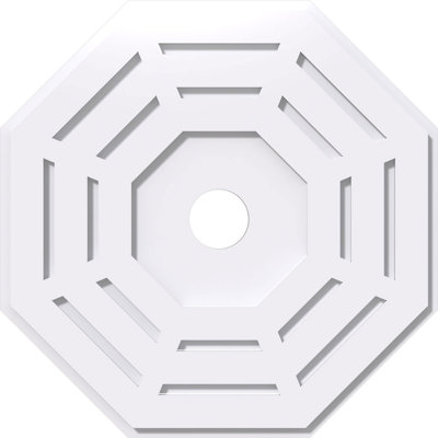 Médaillon de plafond contemporain en PVC Westin