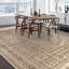 Tapis beige noué à la main de haute qualité