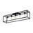 5 - Light Farmhouse Open Cage Industrial Rectangle Semi Flush Mount