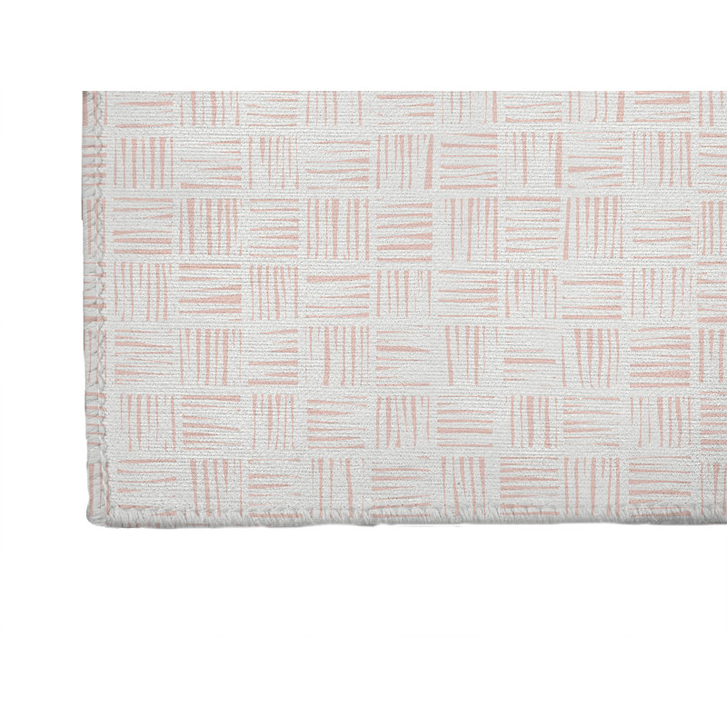 Tapis de jeu pour enfants Lash Locked, Rose, Rectangle 48 po x 72 po