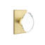 Passage Hampton Knob with Modern Rectangular Rose-569174859