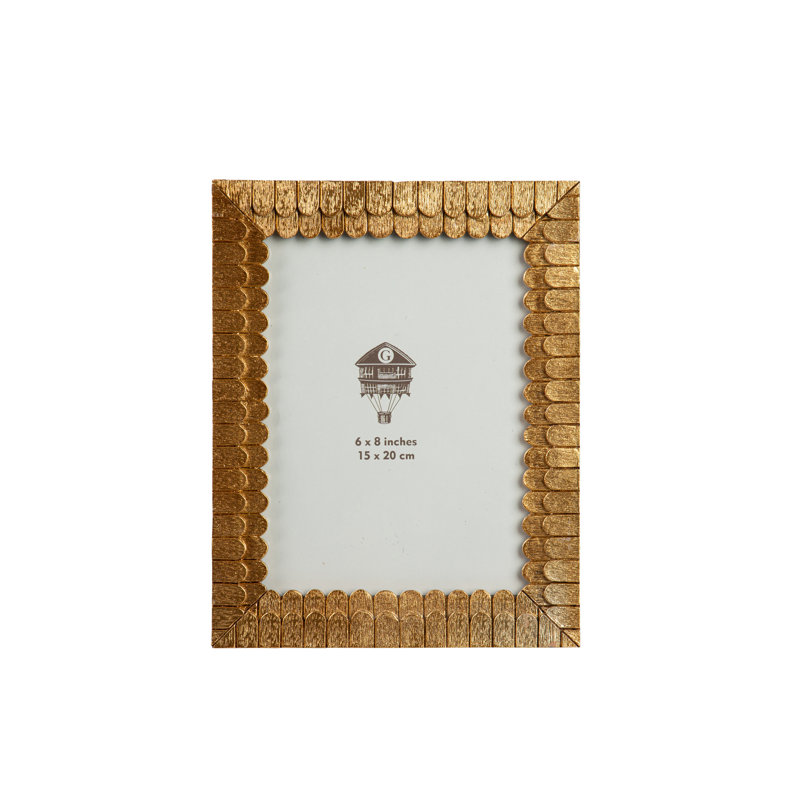RESIN PHOTOFRAME 15X20 CM, Gold
