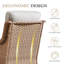 Ensemble de conversation de chaises berçantes pivotantes multiples pour l'extérieur avec table de foyer en osier-275966663-525117100