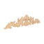 Décoration décorative en résine 18,25 po x 3,87 po-75104989