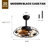 20" Caged Ceiling Fan Ceiling Fan with Quiet DC Motor and Remote Control
