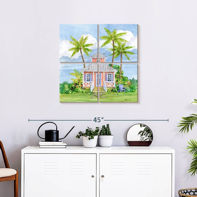 Lilie Tropical Cottage I, H 26 po x l 26 po
