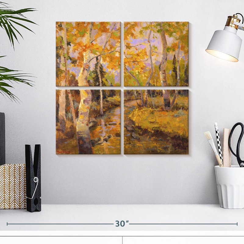 Alvord Four Seasons Aspens III, H 18 po x l 18 po