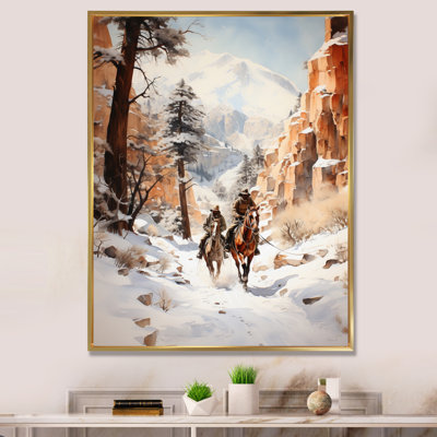 «Xalen Cowboy On The Trail II», reproduction sur toile