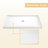 Jaewon 32" x 48" Acrylic Shower Base with Slip-Resistant Surface & Center Drain