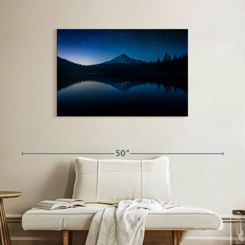 Alvord Mount Hood, paysage de nuit, H 26 po x l 39 po