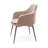 Teegan 19'' H Upholstered Metal Armchair-438107531-463156453