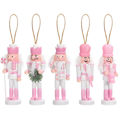 5Pcs Christmas Nutcracker Hanging Ornament Christmas Decor Christmas Nutcracker Pendant