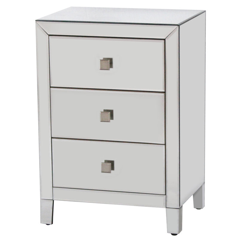 Luigino Accent Chest, Silver