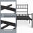 Minimalist Metal Bed Frame with Slatted Headboard-682358409-800080578