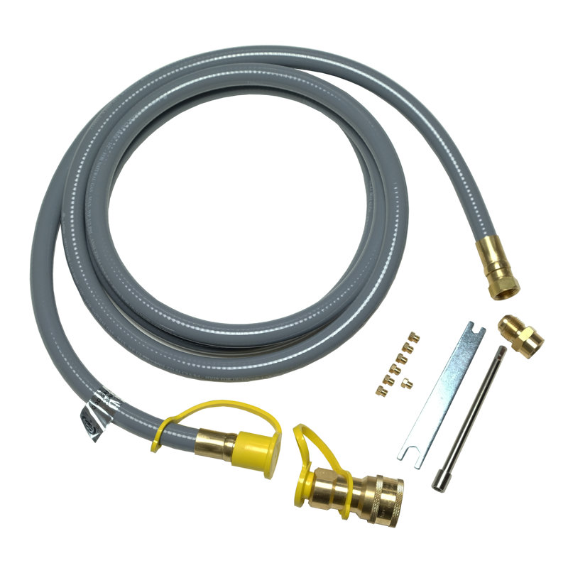 Universal Natural Gas Conversion Kit for 6-Burner Plus Side Burner Gas Grills