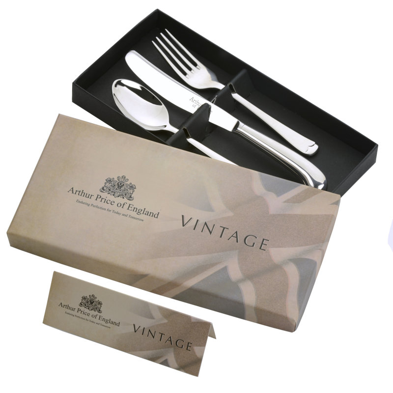 Arthur Price, Vintage - 3 Piece Cutlery Set, Service for 1