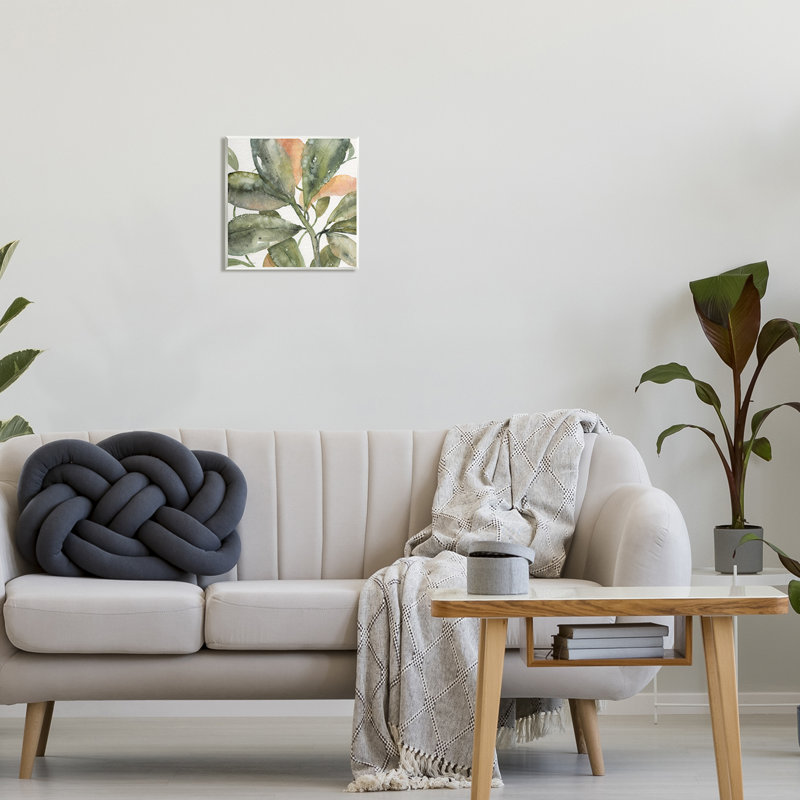 Au-665-Giclée, oiseau du paradis, plante, feuilles, peinture, L 12 po x H 12 po x P 0,5 po, Mdf
