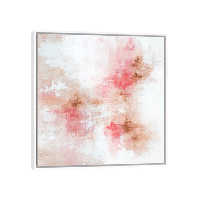 Rose Gold - Print on Canvas, 66.04 cm H x 66.04 cm W, White Framed