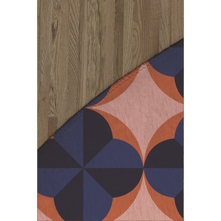 George Oliver Erasmus Non-Slip Geometric Outdoor Doormat