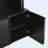 Farmhouse Hall Tree with Adjustable Shelves, Storage Bench & 3 Cabinets, Black-1257781918