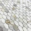 Calacatta 12" x 12" Marble Mosaic Tile-79891831