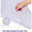 Aspire Homeware Non-Slip Polypropylene Shower Mat with Extra-Thick Suction Cups-653086810-653086809