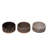 Transpac Stoneware 3.27 in. Multicolor Harvest Wildflower Ramekin Set of 3