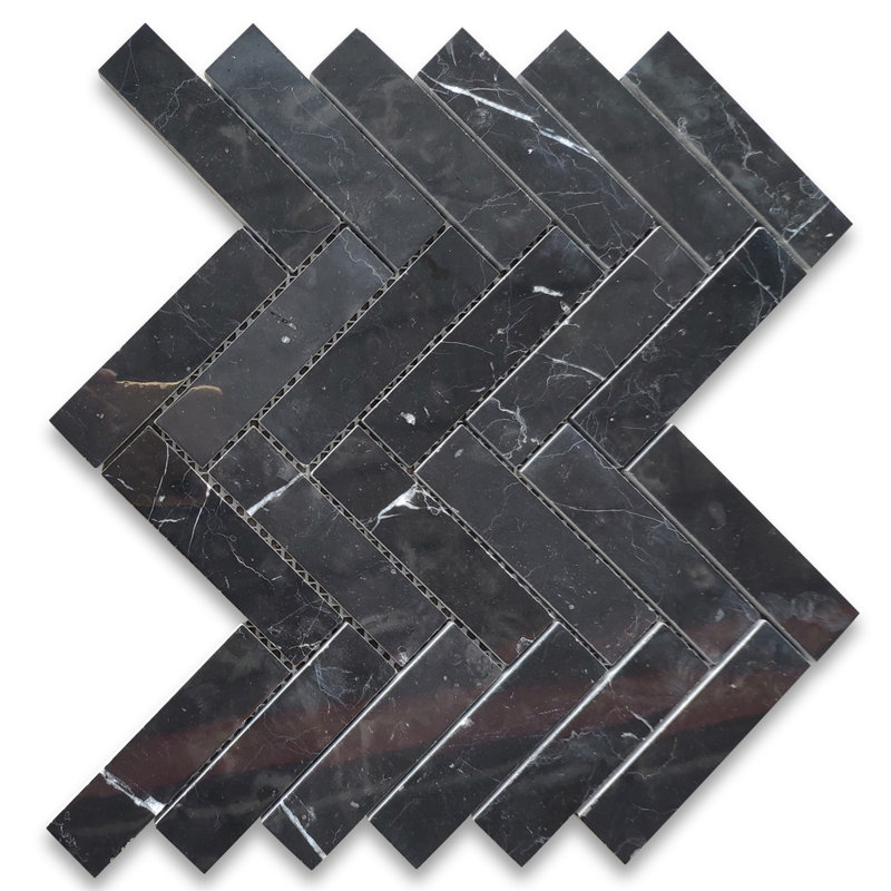 11 in. x 9 in. Honed Marble Tile