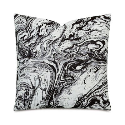 Helga Noir Square Pillow Cover & Insert
