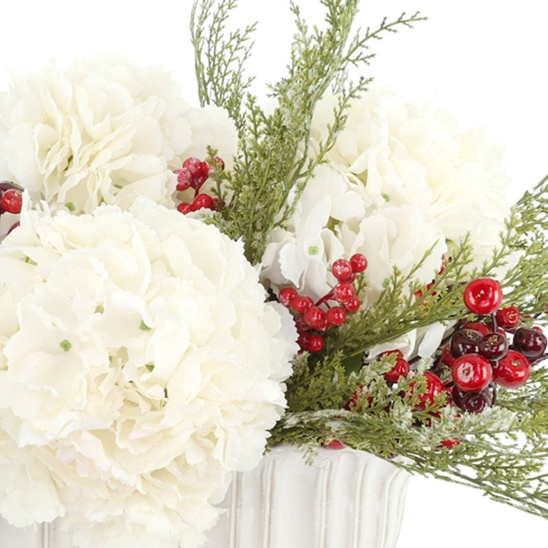 Arrangement de vacances, hortensia et canneberge