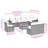 Vidaxl Garden Sofa Set Black And Cream