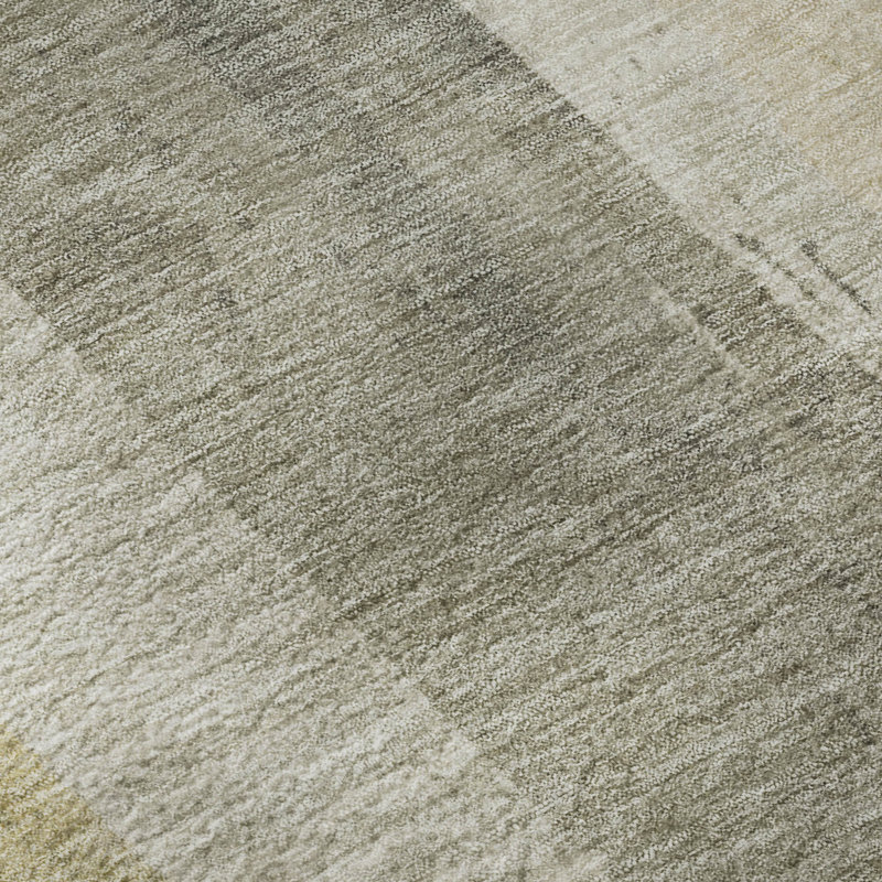Premium Machine Washable Mehara AMF1689 Stripes Rug, Rectangle 5' x 7'6"