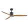 Hover 60"  3 - Blade LED Propeller Ceiling Fan with Wall Control and Light Kit Included