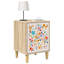  Bedside Cabinet Sonoma Oak Engineered Wood Nightstand Bedroom Furniture