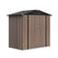 Large Galvanized Steel Lockable Apex Metal Shed