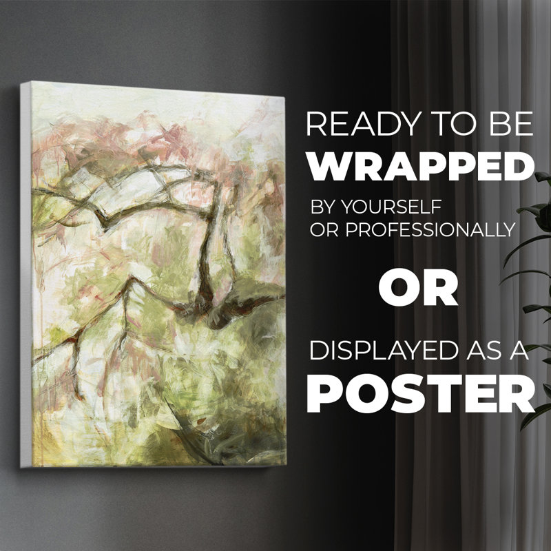 Spring Diptych I - Impression sur toile seulement - NON-CADRE, H 18 po x l 12 po