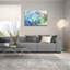  «Tidepool Sparkle Pink Blue» par Danhui Nai, art mural en verre acrylique, 36 po x 24 po